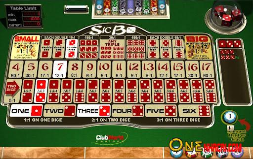 chơi sicbo tại casino online
