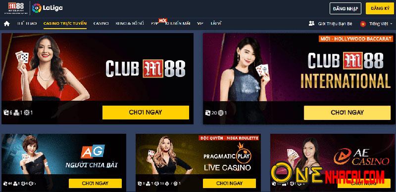 Nhà cái M88 – Nhà cái casino trực tuyến hàng đầu châu Á