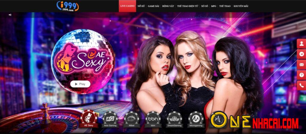 Casino trực tuyến tại I999 hấp dẫn bởi các dealer xinh đẹp
